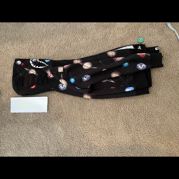 Bape galaxy hoodie full zip up shark. - Picture 2 of 3
